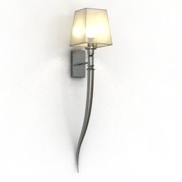 Sconce Light Horn Shape 3d-modell