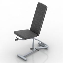 Low Wood Chair 3d model