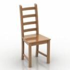 Chaise en bois de style campagnard