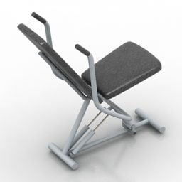 Equipo de silla de gimnasio modelo 3d