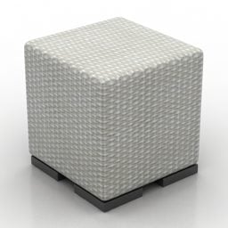 3д модель кубического сиденья
