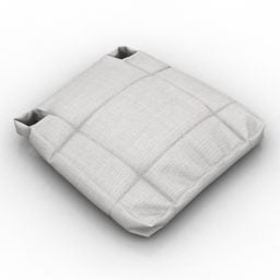 3д модель подушки из ткани для сумки
