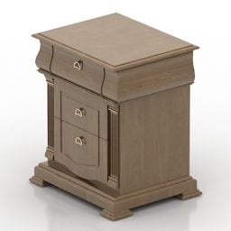Nightstand Antique Style 3d model