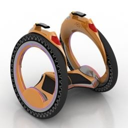 3д модель крытого фитнес-оборудования для велотренажеров