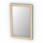 Mirror Wood Frame Rectangular Shape