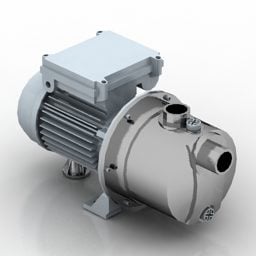 Standard elektrisk pumpe 3d-model