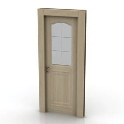 Wood Door With Inner Window
