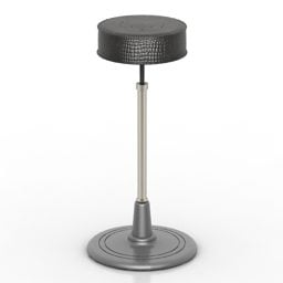 Bar Chair Circle Pad 3d model