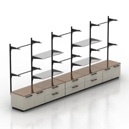Display Rack Furniture 3d model