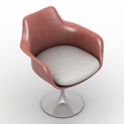 Bar Armchair Plastic Back 3d model