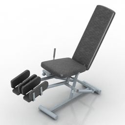 لوازم جانبی صندلی بدنسازی مدل سه بعدی