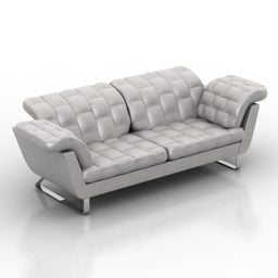 Sofa Two Seat Upholstery 3d model