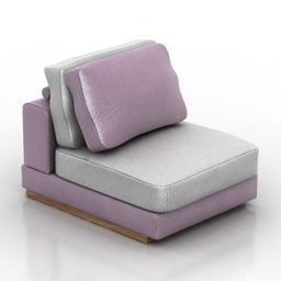 Upholstered Sofa One Segment