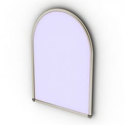 Curved Top Mirror