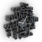 Typography Clock