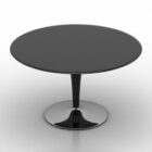 Minimalistyczny okrągły stół