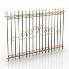 Brass Fence Wrought Iron