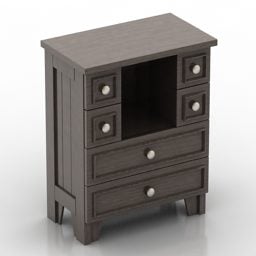 Nightstand With Drawers Antique Style