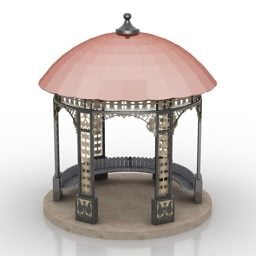 Tuin Arbor Paviljoen 3D-model