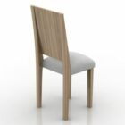 Wood Chair Grey Pad