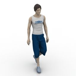 Etalagepop Mode Man 3D-model
