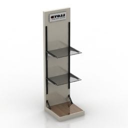 نمایش Rack Book Shelves مدل سه بعدی