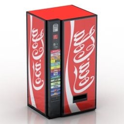 कोक मशीन 3डी मॉडल