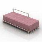 Tela de cama de asiento moderno