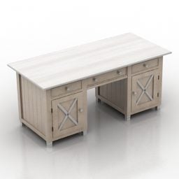 Modern Chinese Console Desk 3d model