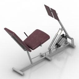 체육관 운동 장비 3d 모델