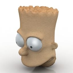 Toy Simpson Charakter 3D-Modell