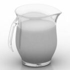 Glass Jug With Milk