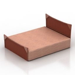Stará postel Simple Platform 3D model
