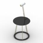 Modern Stool Table Albino Wwith Lamp
