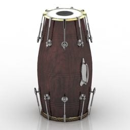 Tradiční Drum Conga 3D model