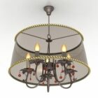 Ceiling Lamp Antique Shade With Candle