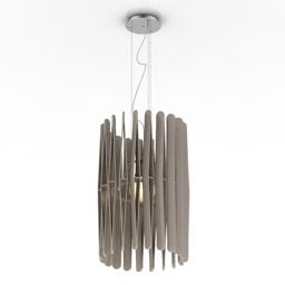Ceiling Lamp Log Shade 3d model