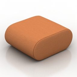 نموذج وسادة مقعد بسيط ثلاثي الأبعاد