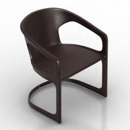 Freischwinger-Sessel, Kaffeemöbel, 3D-Modell