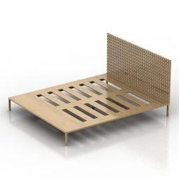 Bed Simple Platform 3d model