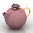 Decorative Pink Teapot