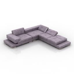 Model 3d Pojok Sofa Sectional