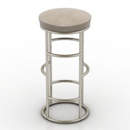 Round Bar Chair Classicon 3d-modell