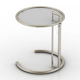 Cantilever Table Round Shape 3d model