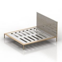 Eenvoudig platform plat bed 3D-model