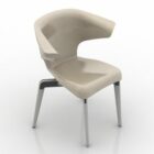 Krzesło z tworzywa sztucznego w kształcie byka