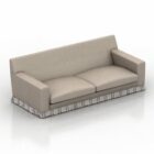 Beige Fabric Sofa Upholstery
