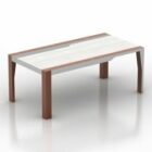 Wood Coffee Table Simple Style
