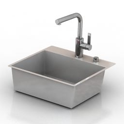 Faucet แบบเดี่ยว Dorn Sanitary 3d