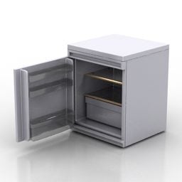 Mini Refrigerator 3d model